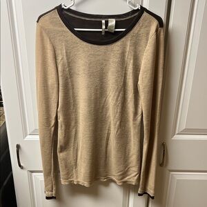 BKE Brown Waffle Long Sleeve, Large, NWOT